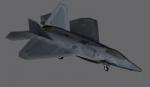 F22 Raptor Static Plane Scenery Object for FSX